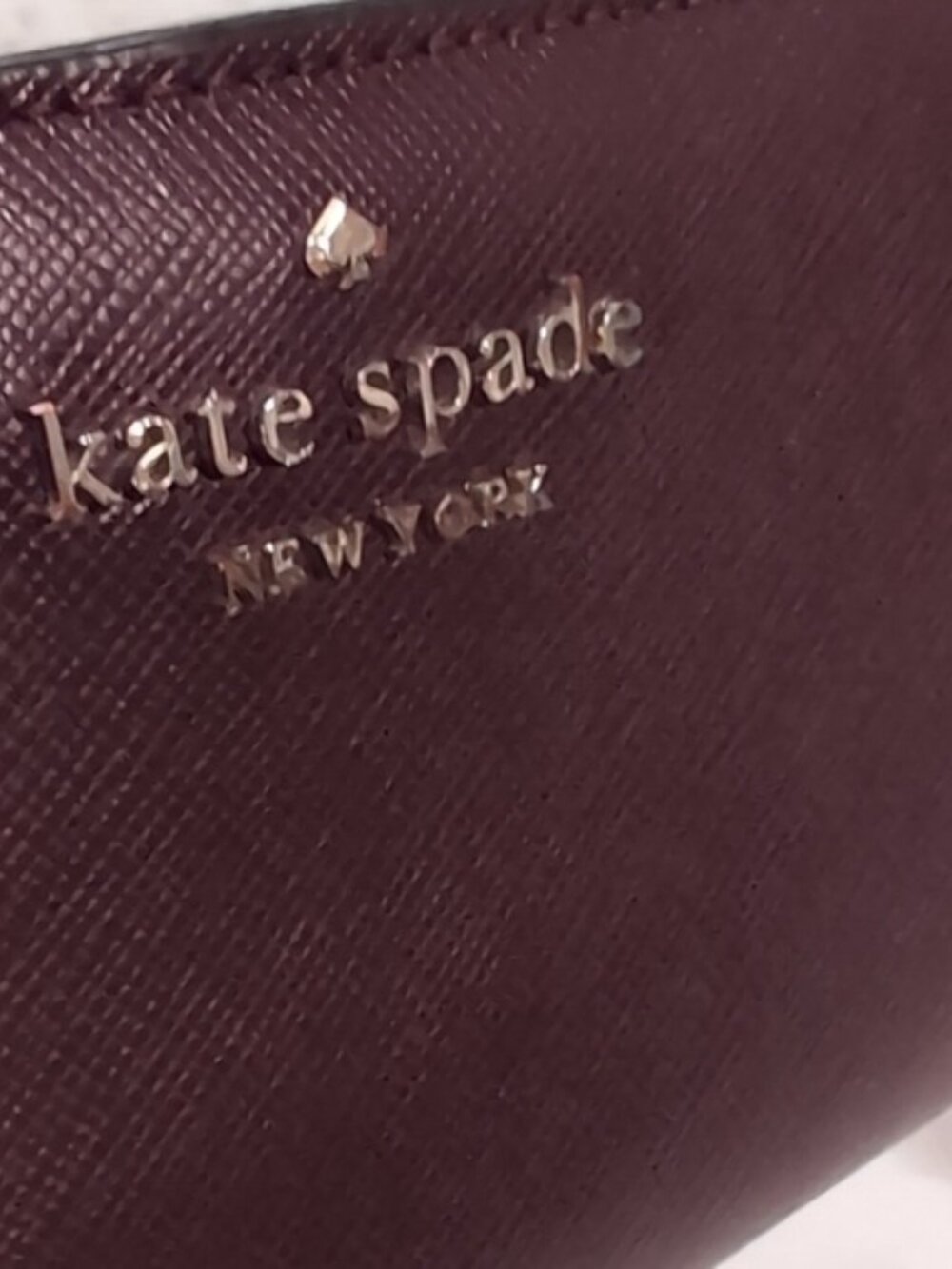 Kate Spade Mulled Wine Stacy Wallet - Picture 6 of 7